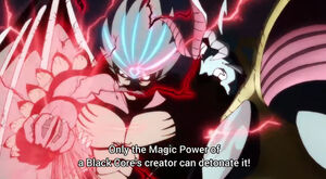 Hadlar and Baran as the Black Core is about to explode.