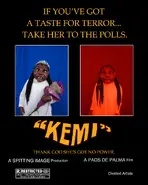 Kemi in a Halloween promotional parodying "Carrie".