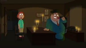 Principal Shepherd hitting on Lois Griffin.