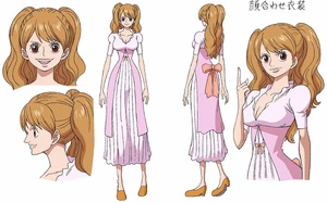 Pudding's concept art from the anime.