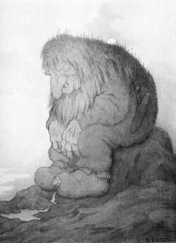 Getgo English school - troll (noun; verb) Meaning: Originally, a troll is a  creature from Scandinavian stories. Trolls are like monsters, but less  scary. They are ugly and they try to make