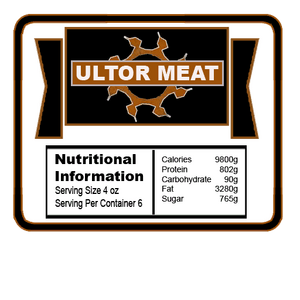 Ultor Meat label