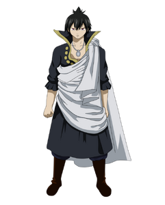 Zeref's full-body appearance.