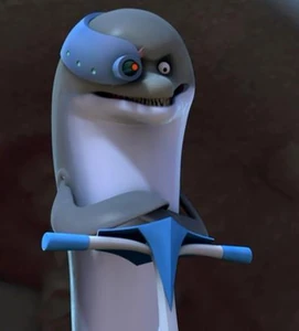 Blowhole's evil stare.
