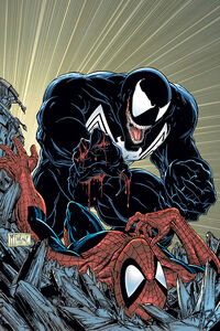 Venom vs. Spider-Man.