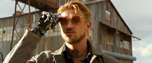 Donald Pierce in Logan, portrayed by Boyd Holbrook.