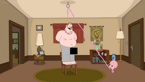 Fetus About to Kill Randall (Censored)