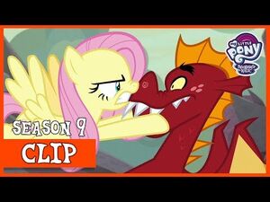Fluttershy Stands Up to Garble (Sweet and Smoky) - MLP- FiM -HD-