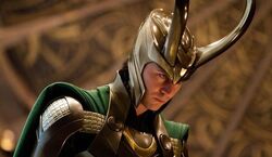 Loki with Helmet