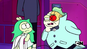 Boxman looking at Fink