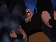 Ubu growling in anger