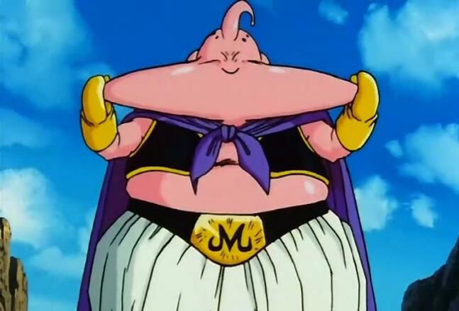 dragon ball majin boo dabura come dabura biscoitos