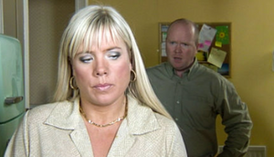 Phil confronts Sharon over her secret.