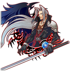 Illustrated Sephiroth 7★ Magic medal in Kingdom Hearts Union χ[Cross].