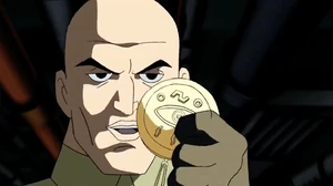 ...revealing he had a mystical medallion to combat her magic.