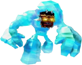 Uka Uka's ice body in Crash Twinsanity.