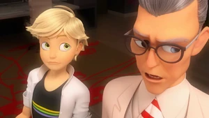 Gabriel telling his son he can join his friends at the music festival.