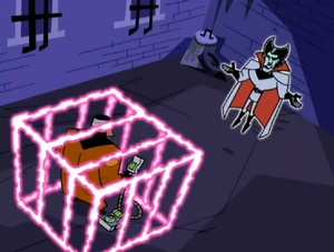 "...Leaving you two trapped and your Fenton portal unprotected, so I can steal it and make it a Plasmius portal.