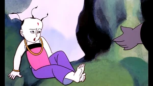 Baigujing's second disguise.