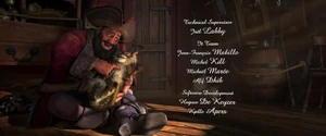 Silver during the end credits