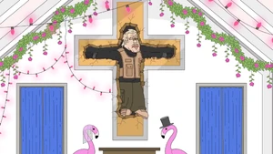 Ron Perlman's messianic defeat.