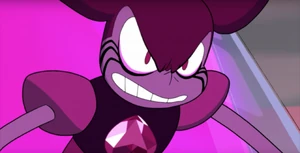 Spinel's evil grin.