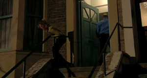 Phil ignores Lisa as she weeps for suffering his abusive behaviour again.