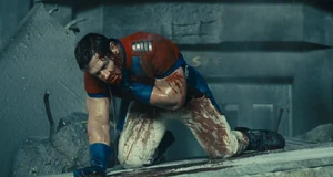 Peacemaker's defeat by Bloodsport.