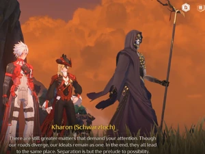 The Grand Architect reminding Cristoforo and Scar of their overarching designs for humanity.