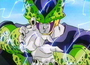 Cell after his return in his Super Perfect form.