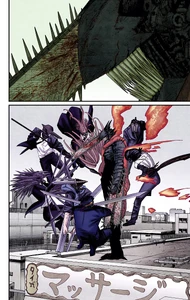 Weaponmen vs chainsaw.jpg (1.18 MB) The Horrifying Weapon Humans ambushing the Chainsaw Man.