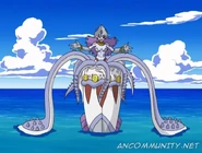 Calmaramon’ s debut in Digimon Frontier.