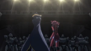 Lelouch gets betrayed by the Black Knights.