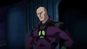 Lex in his Legion of Doom suit.