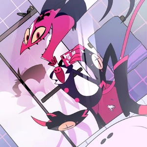 Moxxie showering.