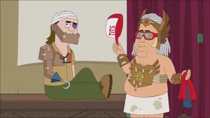 Robby dressing as She-ra.