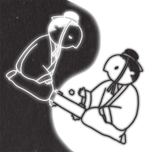 He-Who-Made-Dark (SCP-286-2) playing against his brother (SCP-286-1).