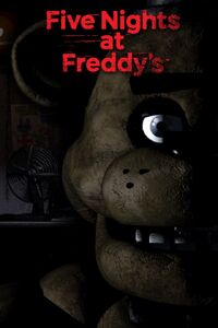 Freddy on the XBox cover for Five Nights at Freddy's.