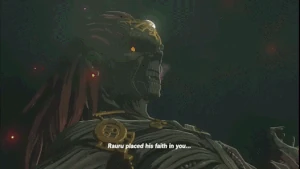 Ganondorf mocking Link.