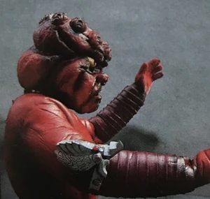 Gorgos wearing the GaGa Armlet.