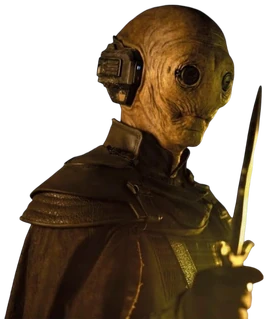 Ochi with his preferred weapon, a Sith dagger.