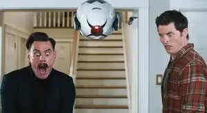 Dr. Robotnik screams after encountering Sonic