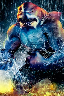 The Flash season 2 poster - King Shark