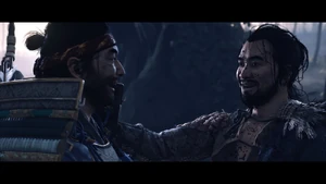 Ryuzo accepting to help Jin rescue Lord Shimura.