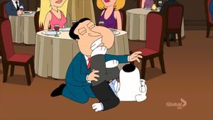 Brian's fight against Quagmire.