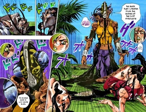 Foo Fighters emerging from the bodies of the dead women.