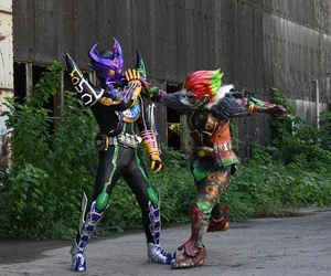 Goda battling Ankh.