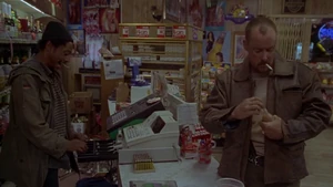 Rig and Charlie robbing a gas station