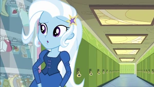 Trixie, as she appears in My Little Pony: Equestria Girls