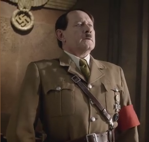 Adolf Hitler's appearance in "Let's Kill Hitler".